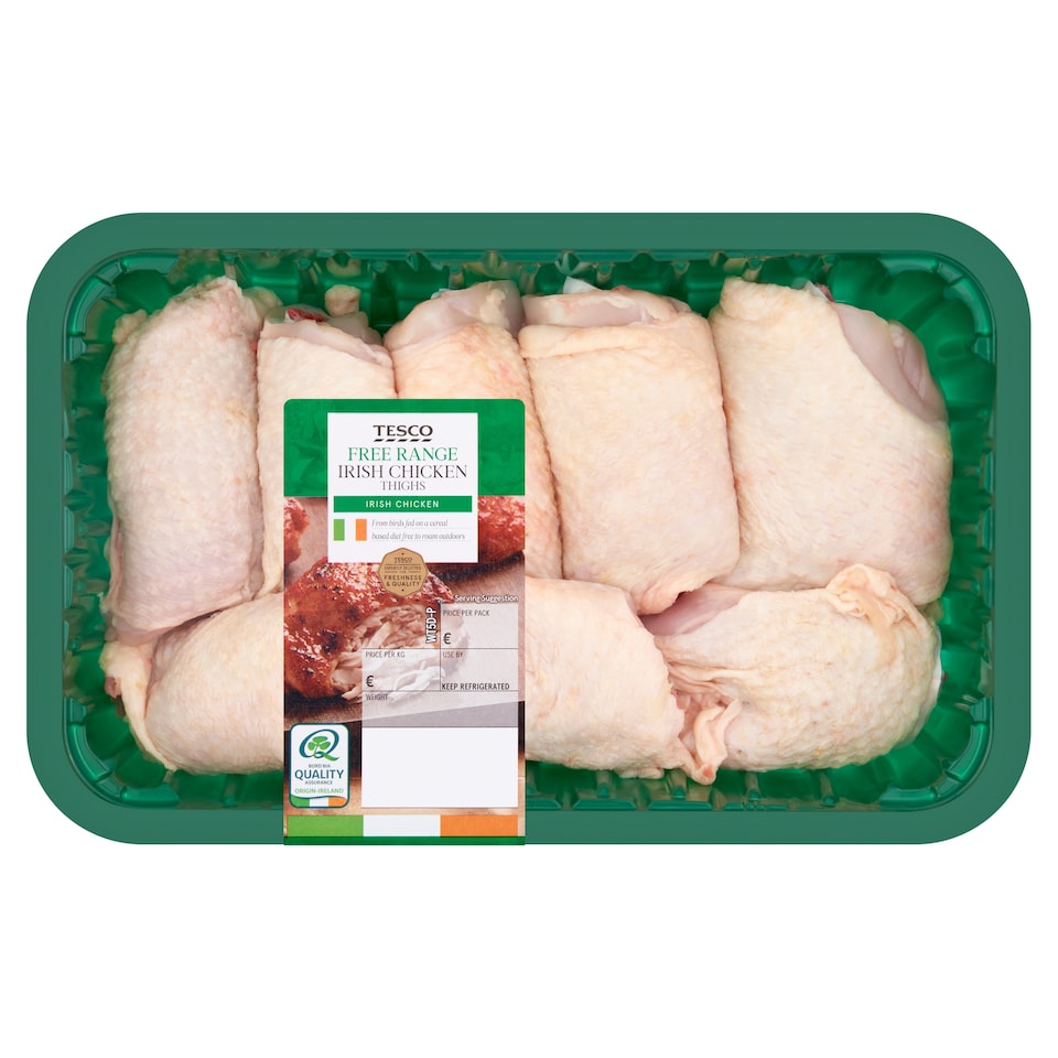Tesco Free Range Chicken Thighs 800G