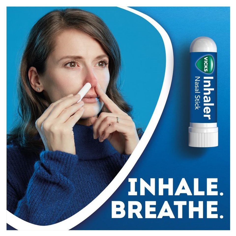 image 1 of Vicks Inhaler Fast Acting Blocked Nose Relief Stick
