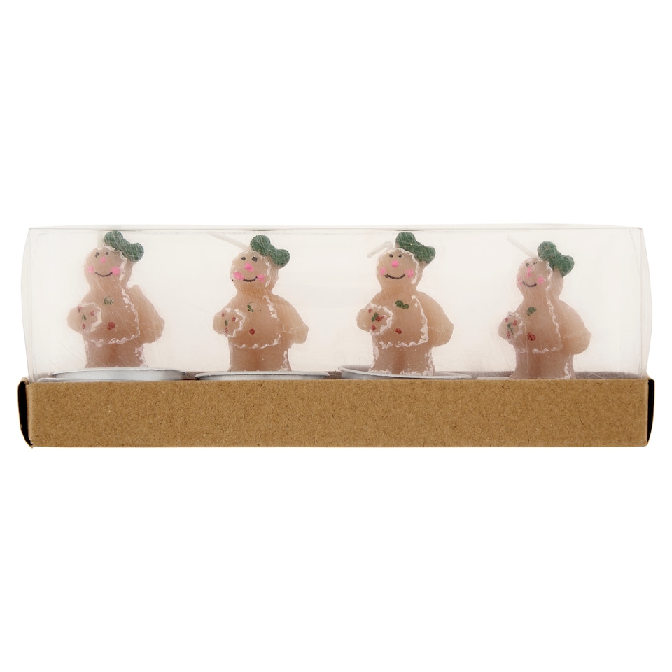 Gingerbread Candle 4 pcs