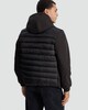 image 3 of F&F Active Panel Hooded Shower Resistant Puffer Jacket in Black