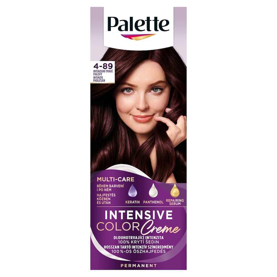 Obrázek 1 pro produkt Palette Intensive Color Creme barva na vlasy Intenzivní tmavě fialový 4-89
