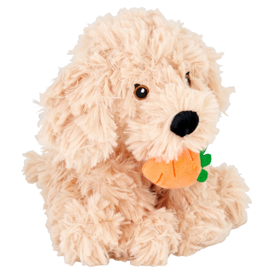 Tesco Easter Mini Curtis The Cavapoo Carrot Plush