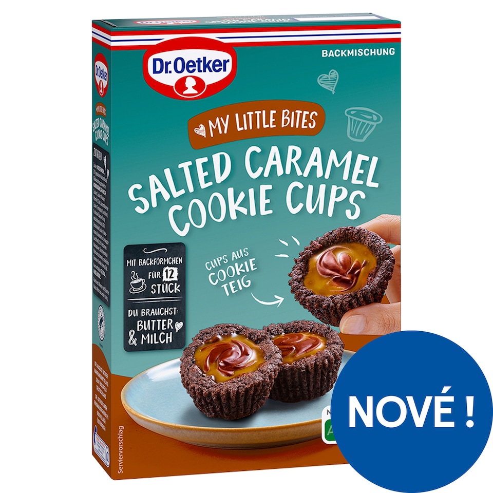 Dr. Oetker My Little Bites Salted Caramel Cookie Cups 240g