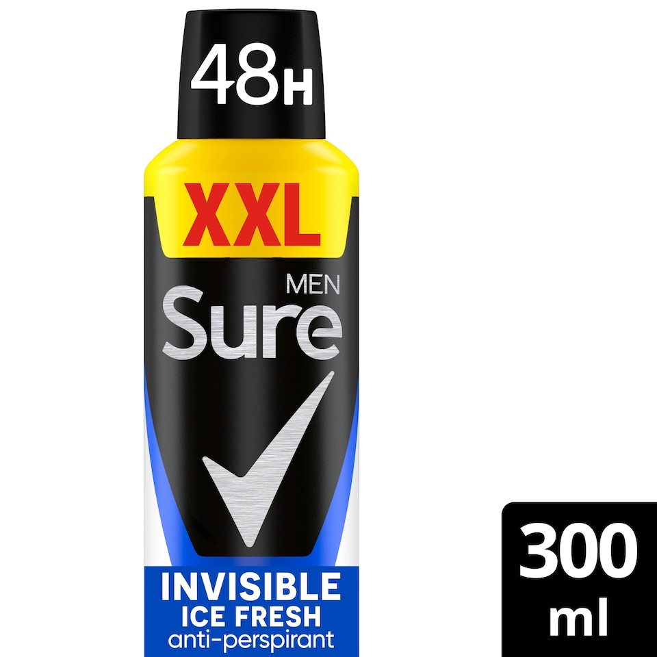 image 1 of Sure Men Invisible Ice Fresh Antiperspirant 300ml