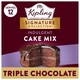 image 1 of Mr Kipling Signature Triple Chocolate Cake mix 416g