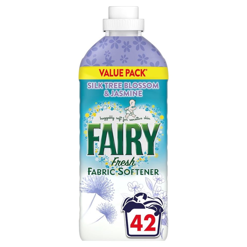 image 1 of Fairy Fabric Conditioner Silk Tree Blossom & Jasmine 42 Washes 1.386L