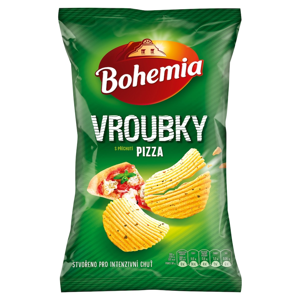 Bohemia Vroubky s příchutí pizza 120g