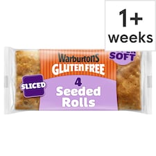 Warburtons Gluten Free Super Soft Seeded Sliced Rolls 4 Pack
