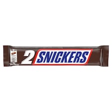 Snickers Milk Chocolate Filled with Nougat, Caramel 2 x 37.5g (75g)