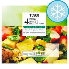 Tesco Body Boost Smoothie Mix 4 X 125G