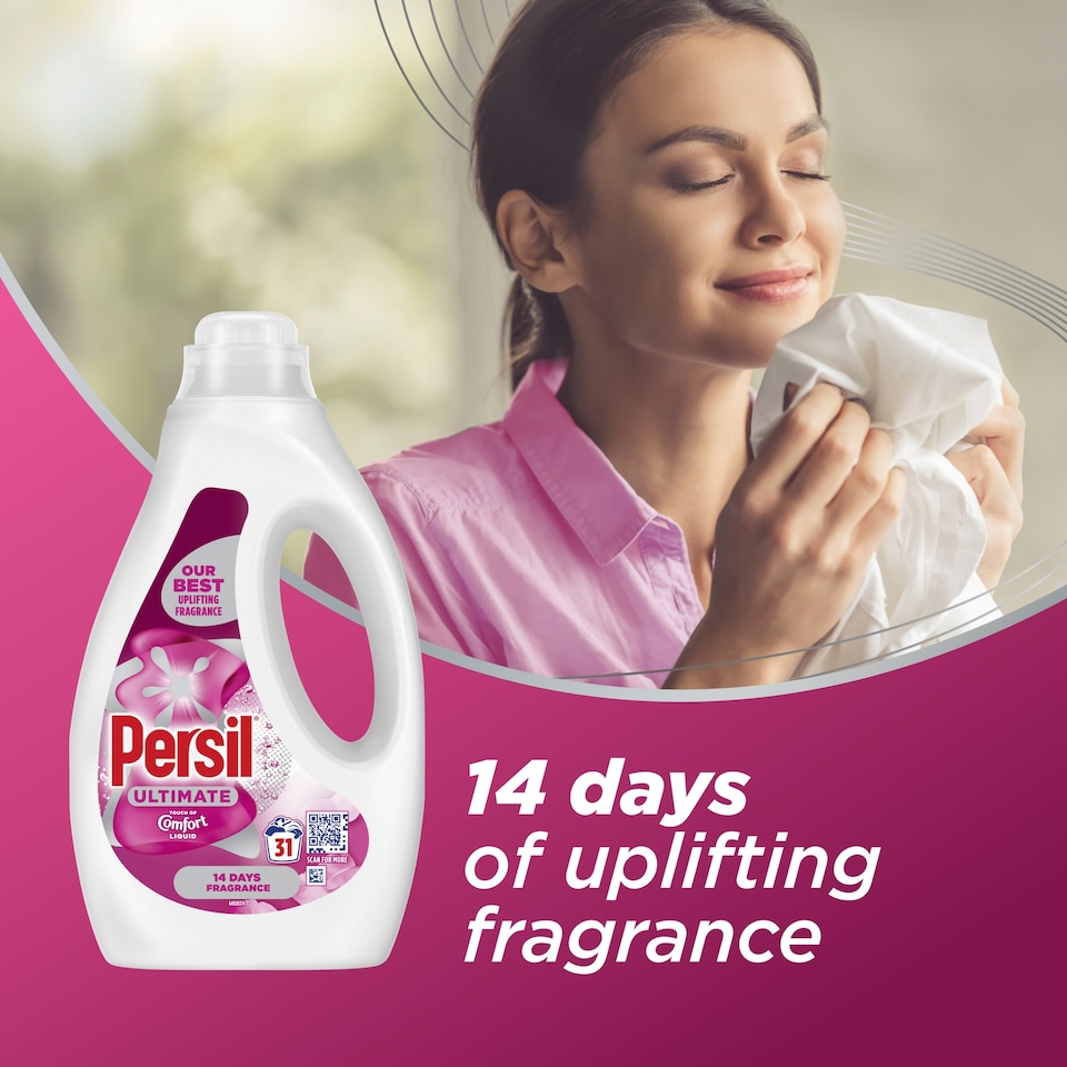 image 1 of Persil Ultimate Touch of Comfort Laundry Washing Detergent 31 Washes 837ML