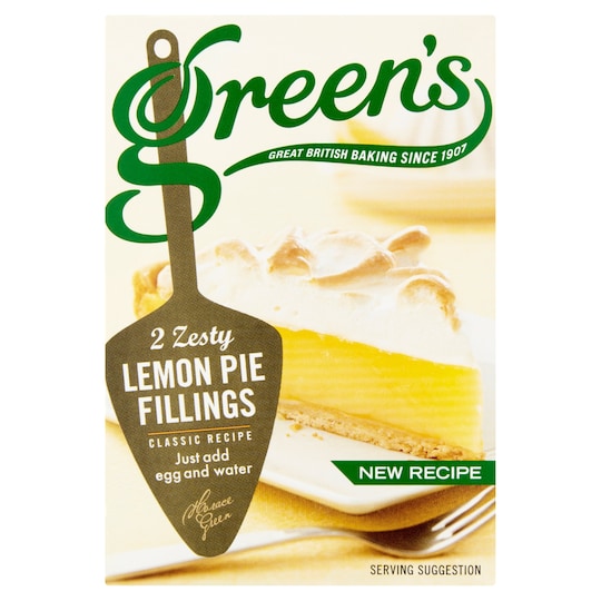 Greens Lemon Pie Filling Mix 2 X 70G Tesco Groceries