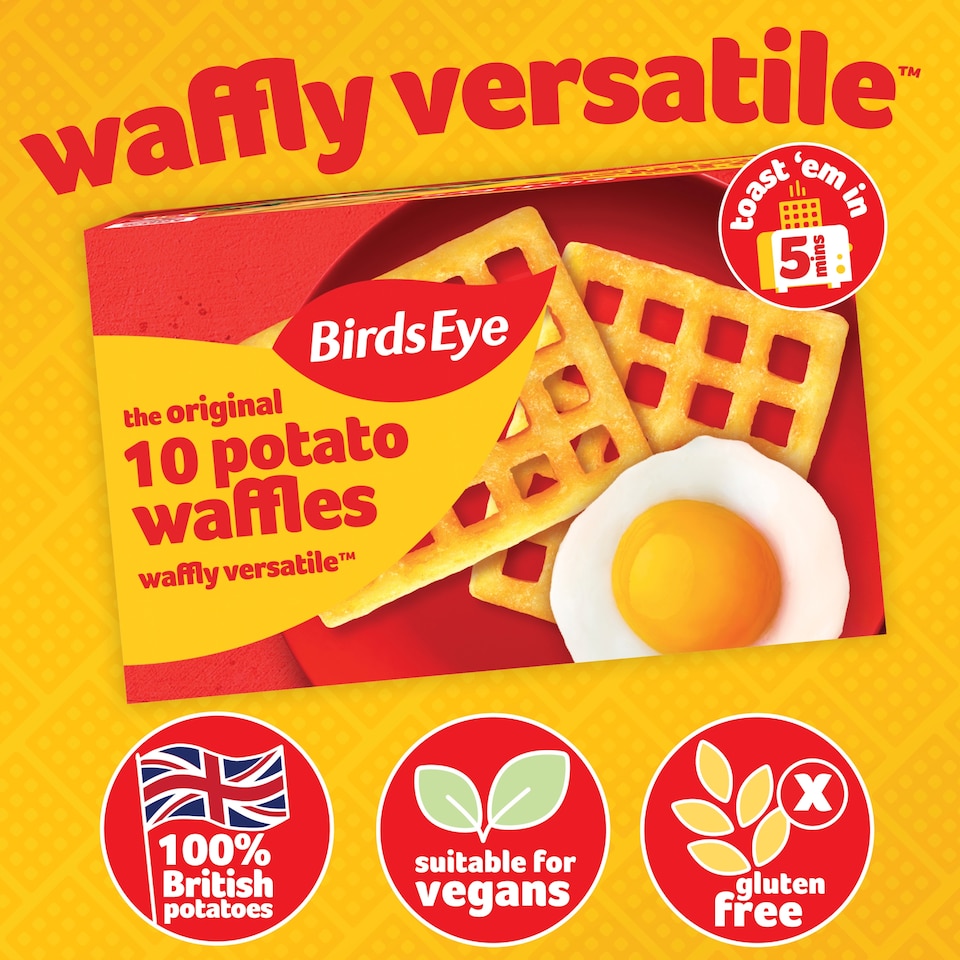image 1 of Birds Eye 10 Potato Waffles 567G