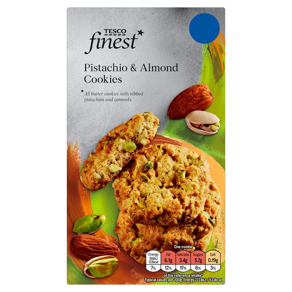 Tesco Finest Pistachio & Almond Cookie 200g