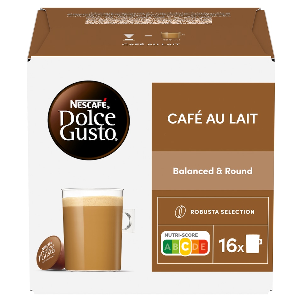 image 1 of NESCAFÉ Dolce Gusto Café au Lait Coffee Capsules 16 pcs