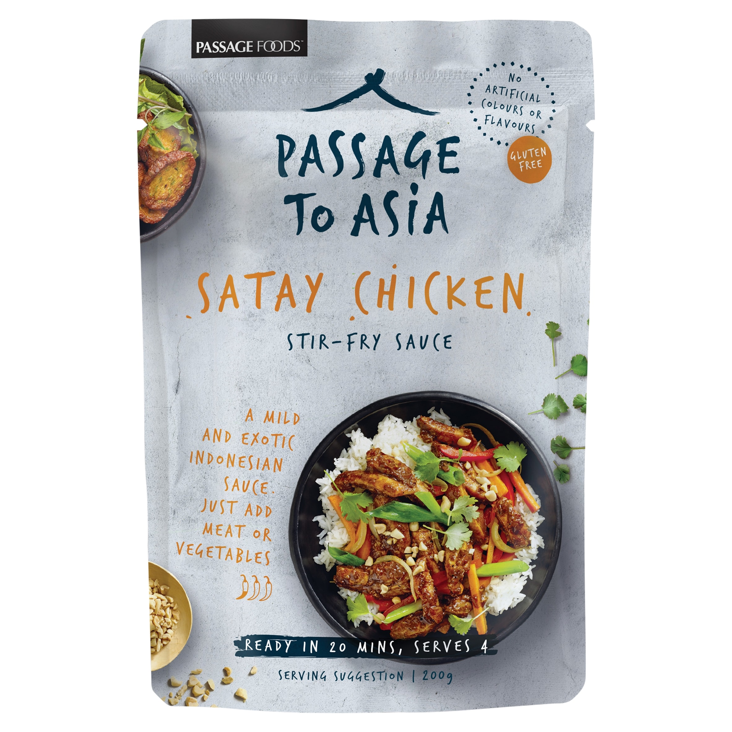 Passage To Asia Satay Chicken Stir Fry Sauce 200G