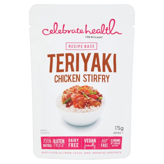Celebrate Health Teriyaki Chicken Recipe Base