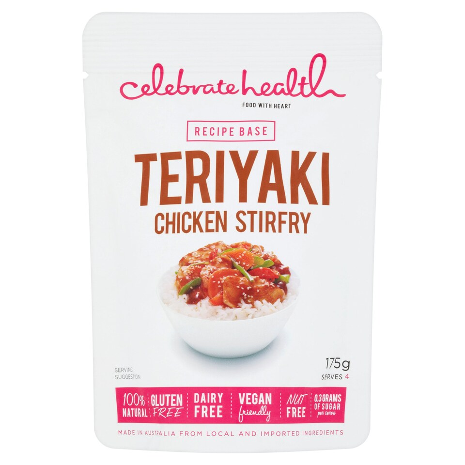 Celebrate Health Teriyaki Chicken Recipe Base