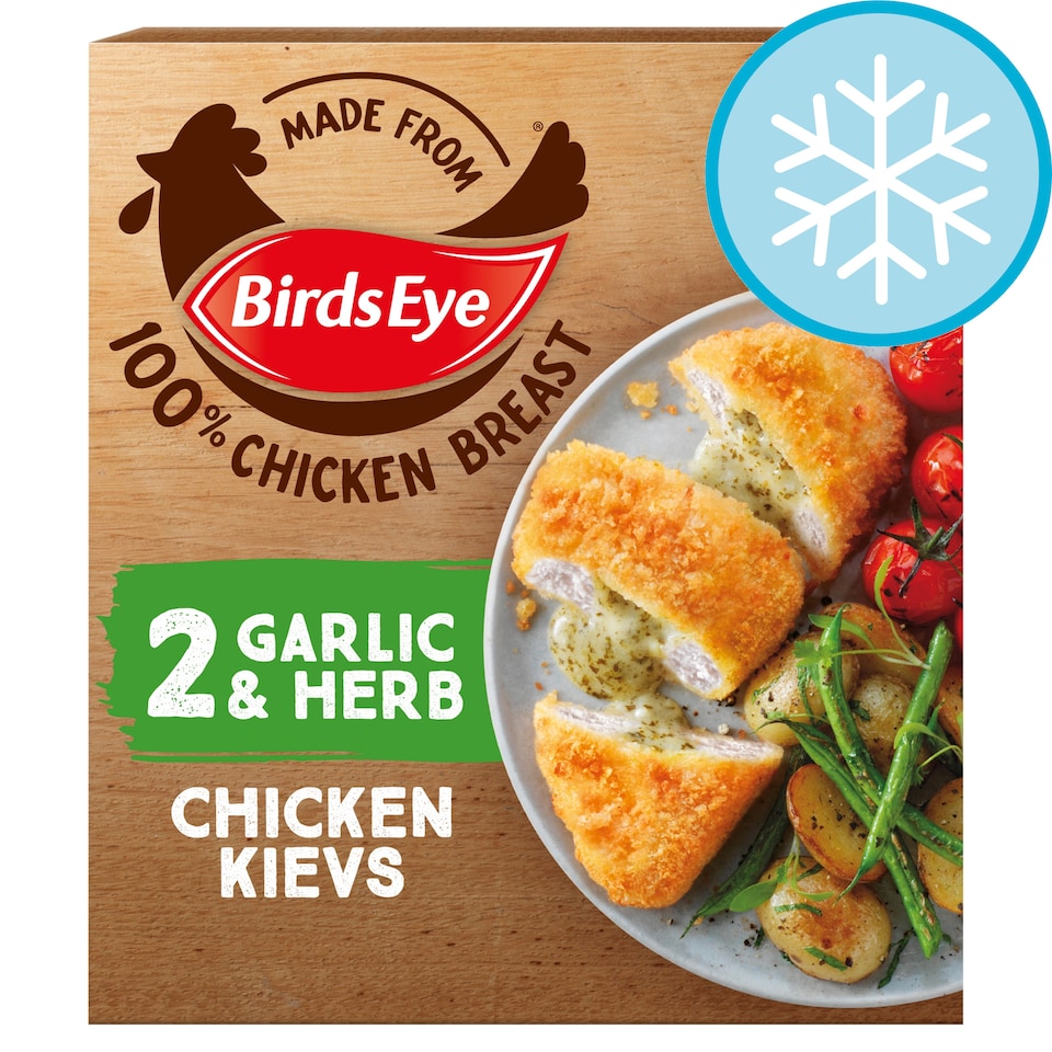 image 1 of Birds Eye 2'S Garlic And Herb Chicken Kiev 204Gm