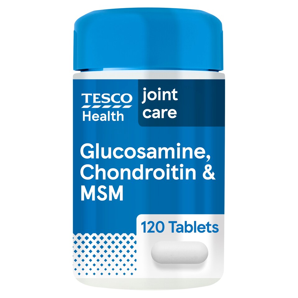 Tesco Health Glucosamine, Chondroitin & MSM 120 Tablets