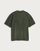 image 4 of F&F Pure Cotton Heavyweight Stripe Print T-Shirt in Green
