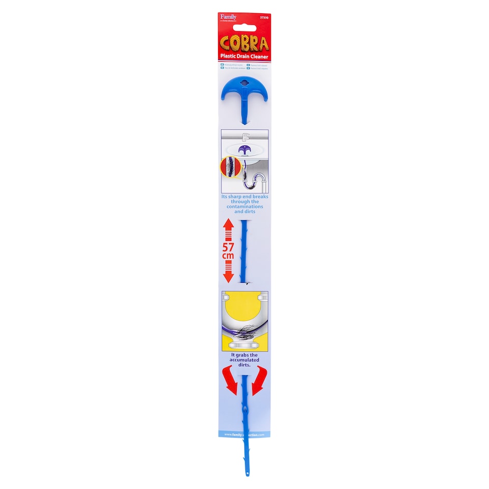 Family Cobra plastový čistič odpadů 57 cm