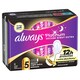 image 2 of Always Platinum Secure Night Extra Sanitary Towels With Wings 8 Pads