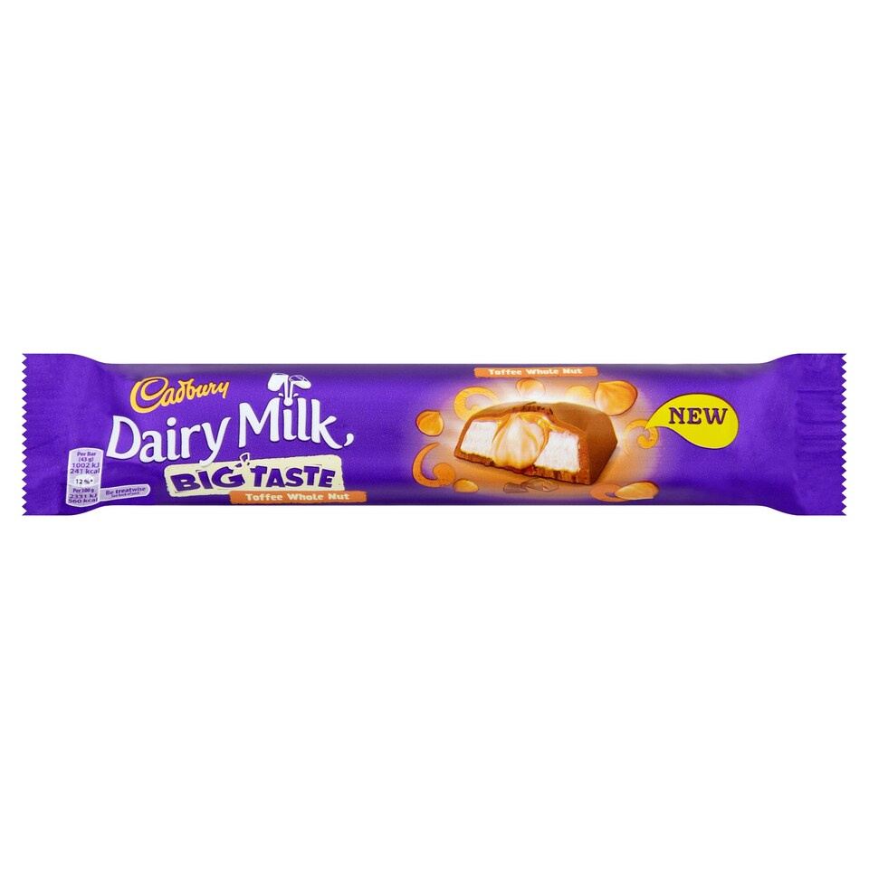 Cadbury Toffee Whole Nut 43G