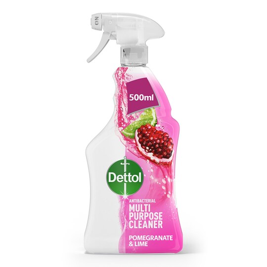 Dettol Power & Fresh Spray Cleaner Pomegranate 500 Ml Tesco Groceries