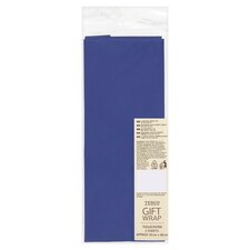 Tesco Royal Blue Tissue 5 Sheets