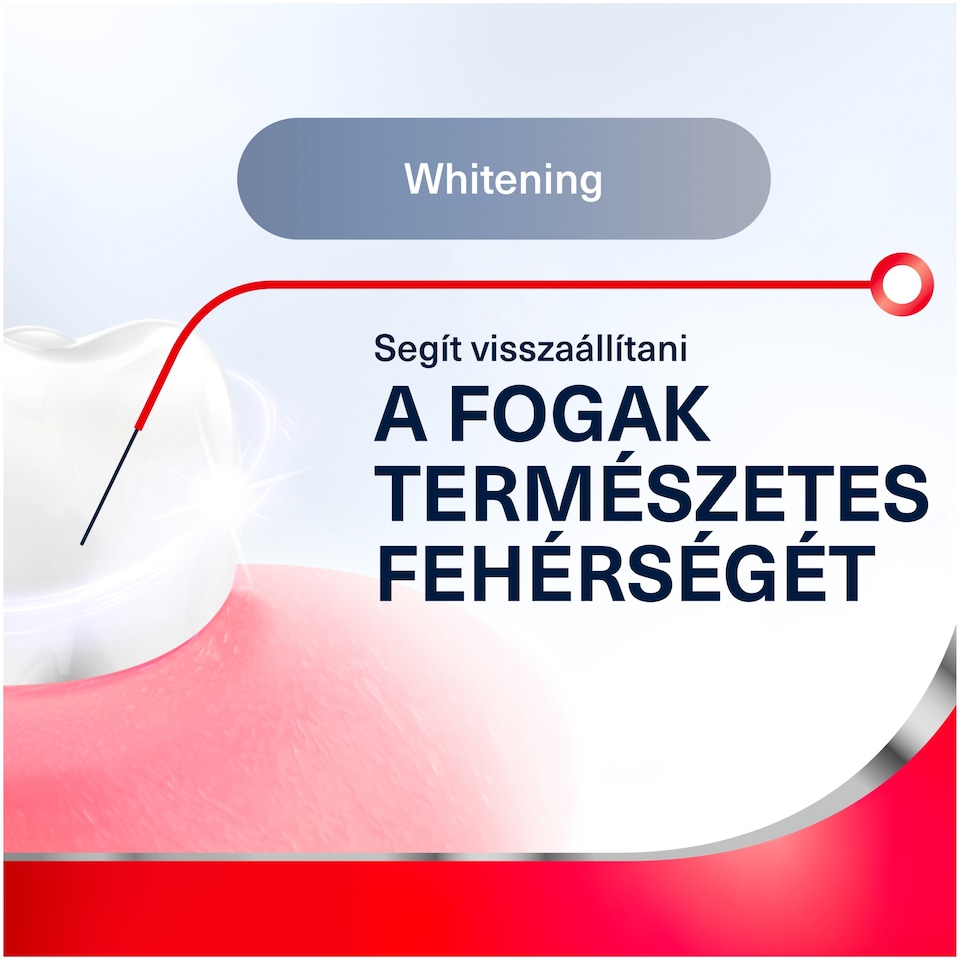 Parodontax Whitening fluoridos fogkrém 75 ml 1. kép