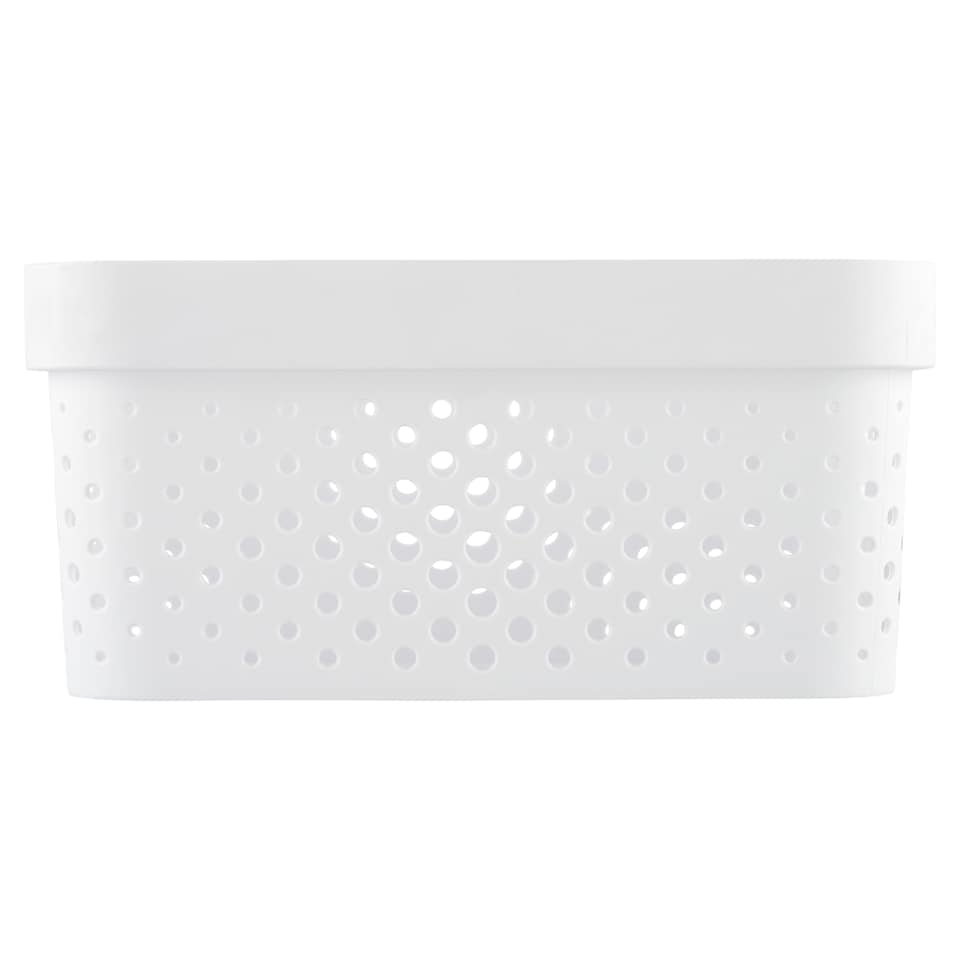 Curver Infinity box bodkovaný biely 26 x 17,5 x 12,3 cm 4,5 l