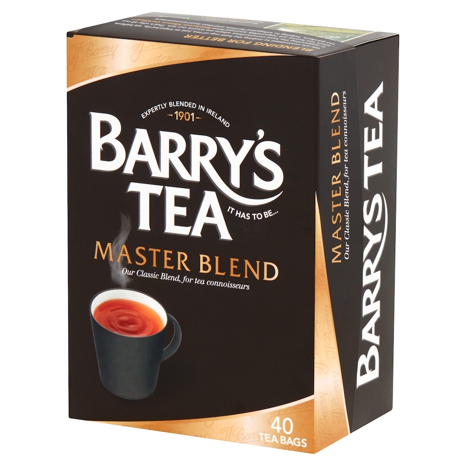 Barrys Tea Master Blend 40 Tea Bags 125G