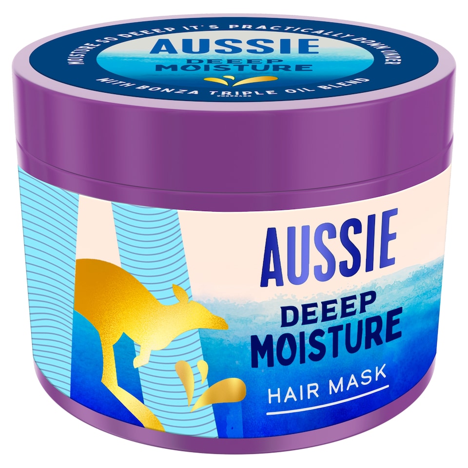 image 1 of Aussie Deep Moisture Hair Mask 450Ml