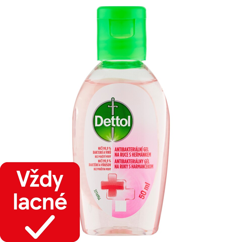 obrázok 1 z Dettol Antibakteriálny gél na ruky s harmančekom 50 ml