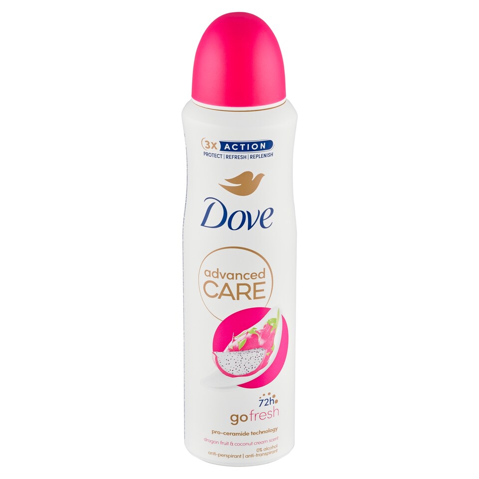 Obrázek 1 pro produkt Dove Advanced Care Dragon Fruit & Cocconut Antiperspirant sprej 150ml
