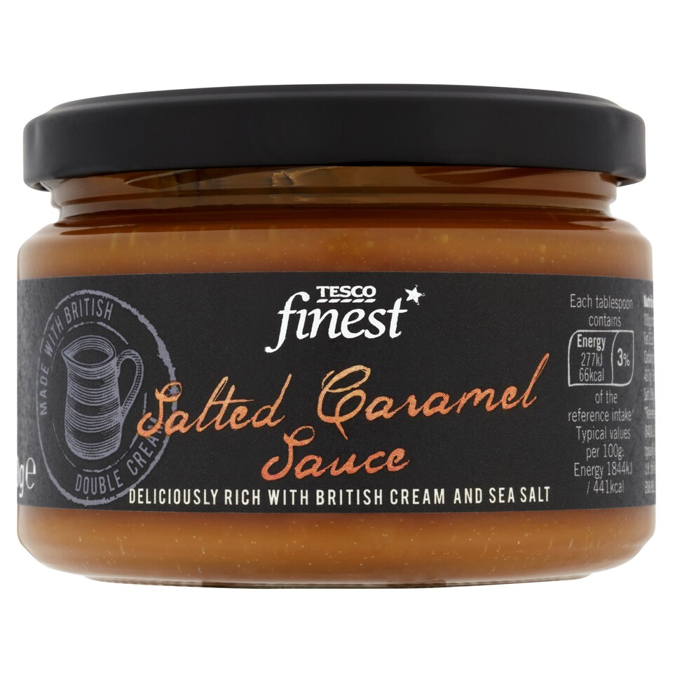 Tesco Finest* Salted Caramel Dessert Sauce 260G