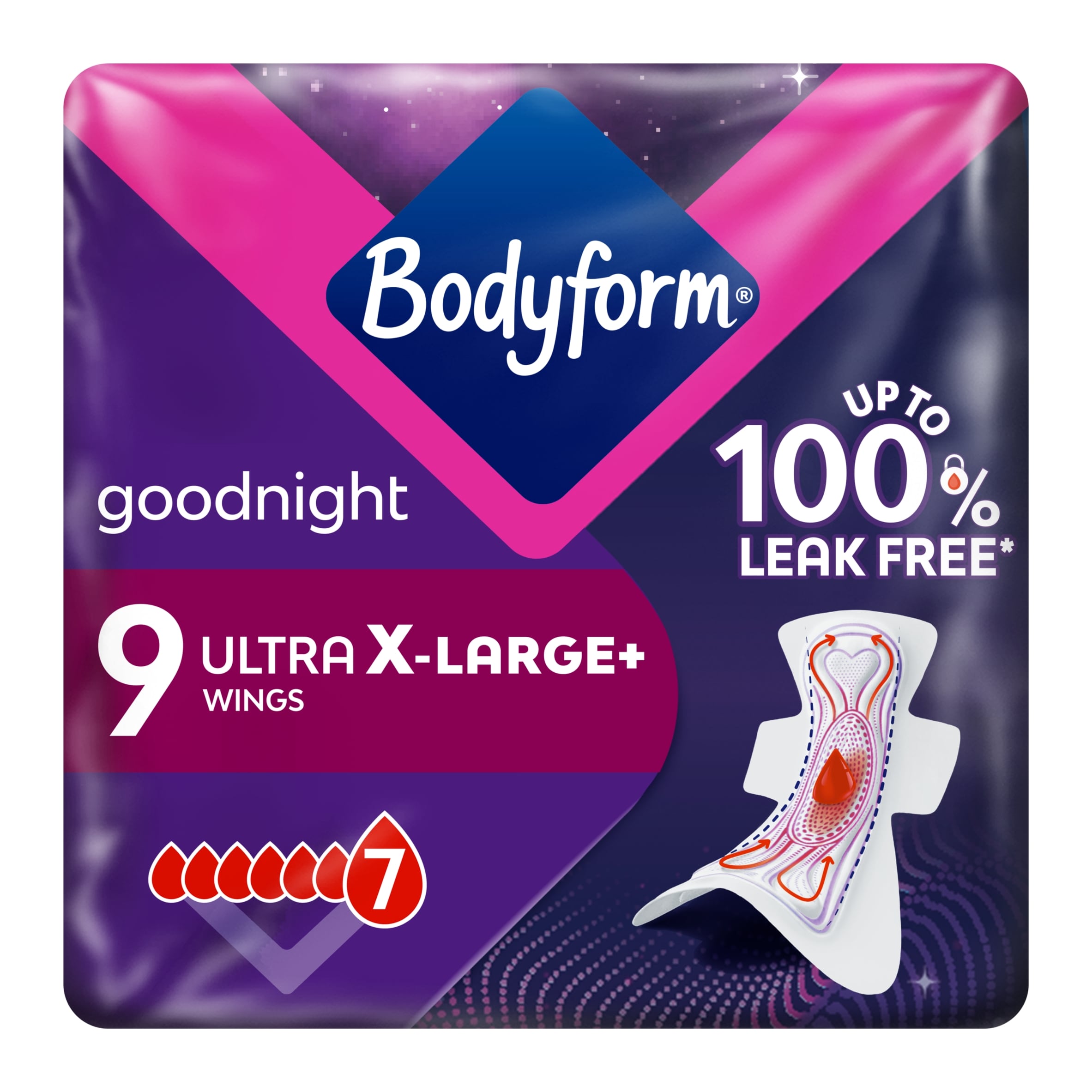 Bodyform Ultra Night Extra 9 Pack