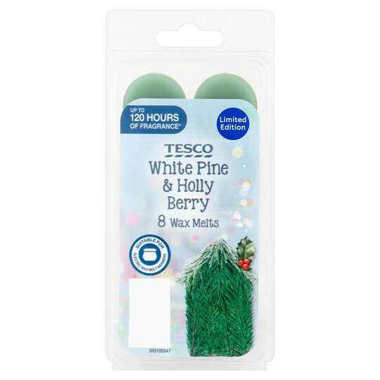 Tesco White Pine And Hollyberry 8 Wax Melts Tesco Groceries
