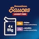 image 2 of Felix Sensations Sauces Pouches for Cats Turkey, Lamb in Sauce 4 x 85g