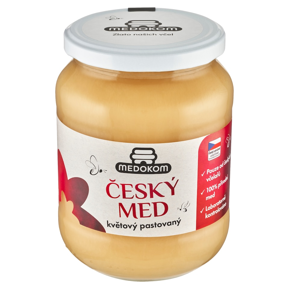 obrázok 1 z Medokom Český med kvetový pastovaný 900 g