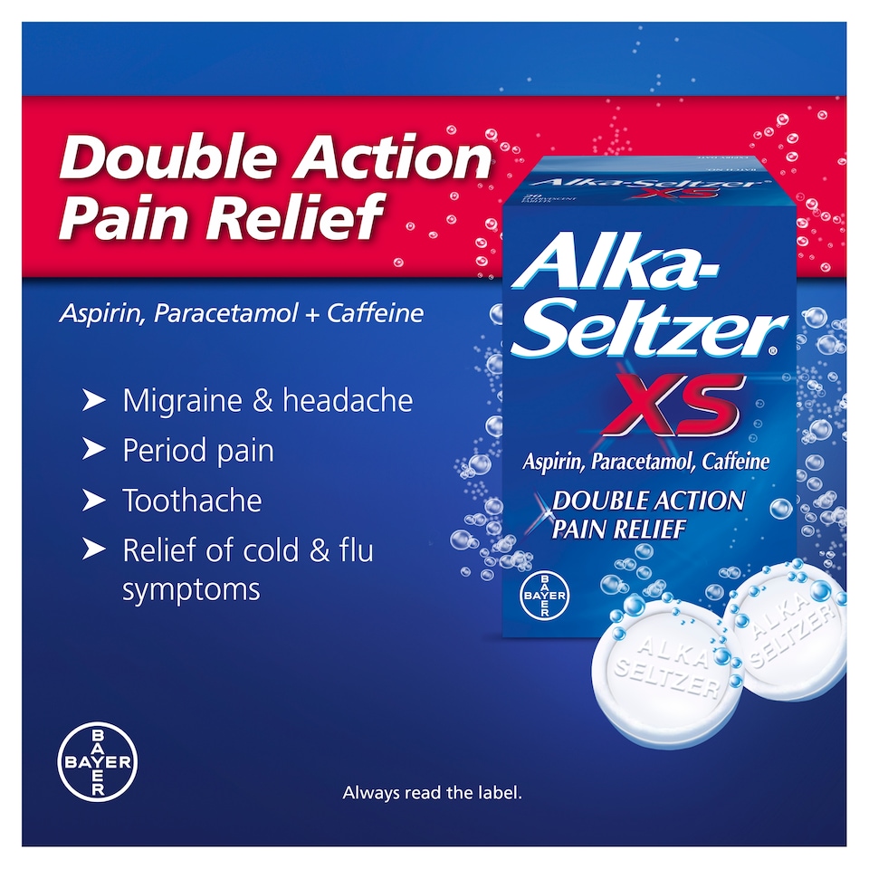 image 1 of Alka Seltzer Xs Double Action Tablets 20S