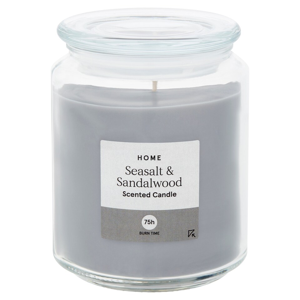 image 1 of Tesco Scented Candle Seasalt & Sandalwood 490G