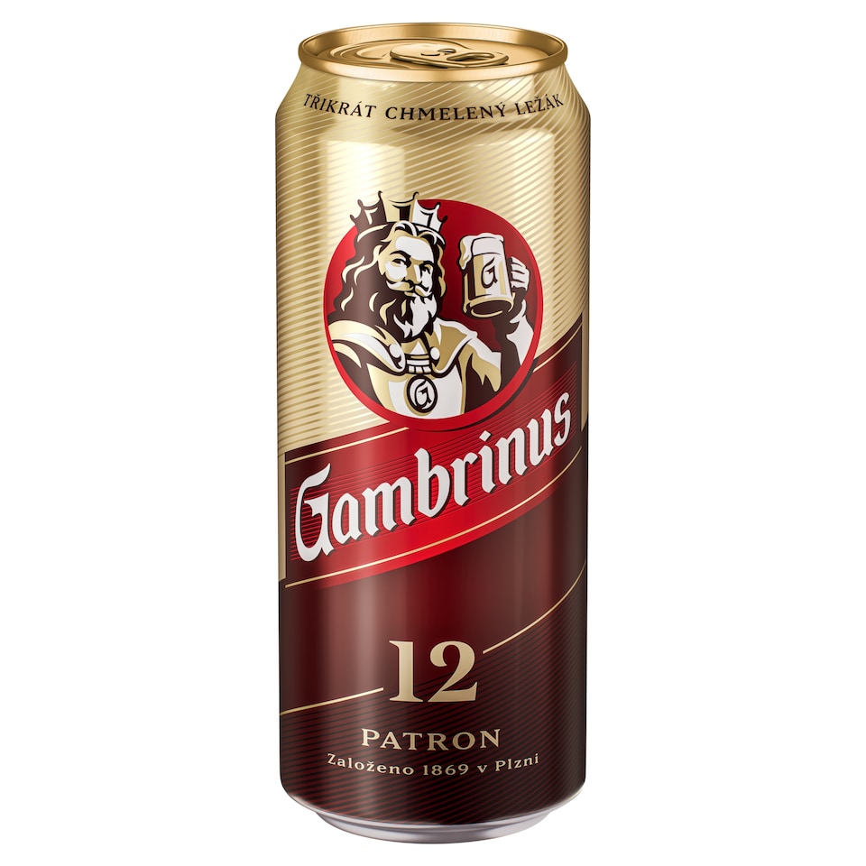 image 1 of Gambrinus Patron 12 Light Lager Beer 500ml