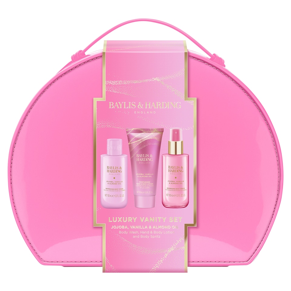 image 1 of Baylis & Harding Jojoba, Vanilla & Almond Oil Luxury Vanity Gift Set