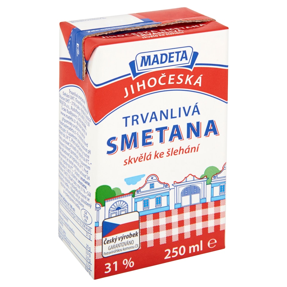 image 1 of Madeta South Bohemia Long-Life Cream 250ml