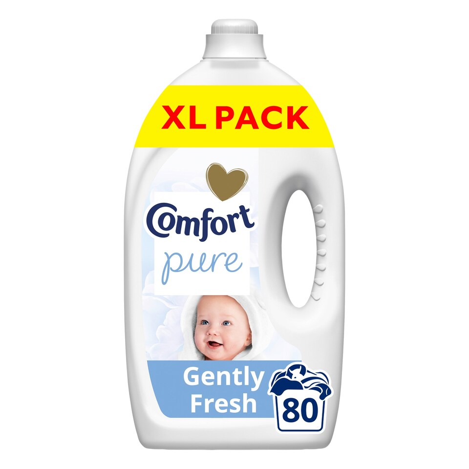 image 1 of Comfort Pure Sensitive Gently Fresh Fabric Conditioner 80 Washes 2400ml