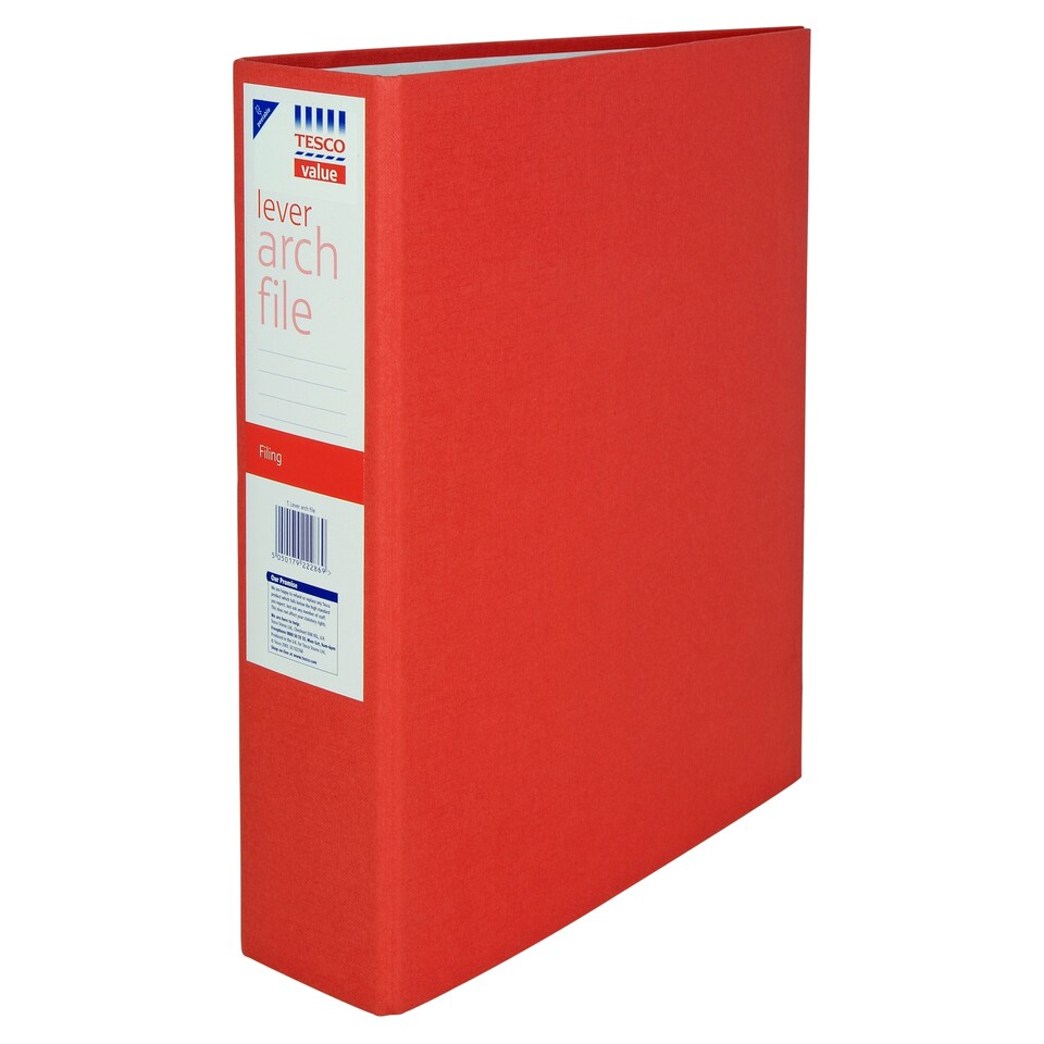 Tesco Basic Leverarch File