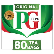 PG Tips Original Black Tea 80 Tea Bags 232g