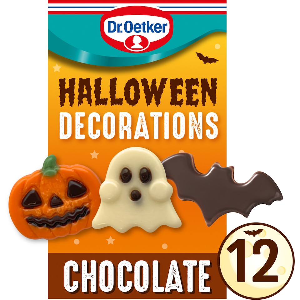 image 1 of Dr. Oetker Halloween Chocolate Cake Decorations 16g